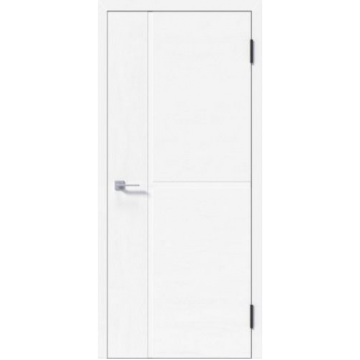 Дверь межкомнатная Дубрава Сибирь Спейс DC-1 белая, глухое полотно, кромка